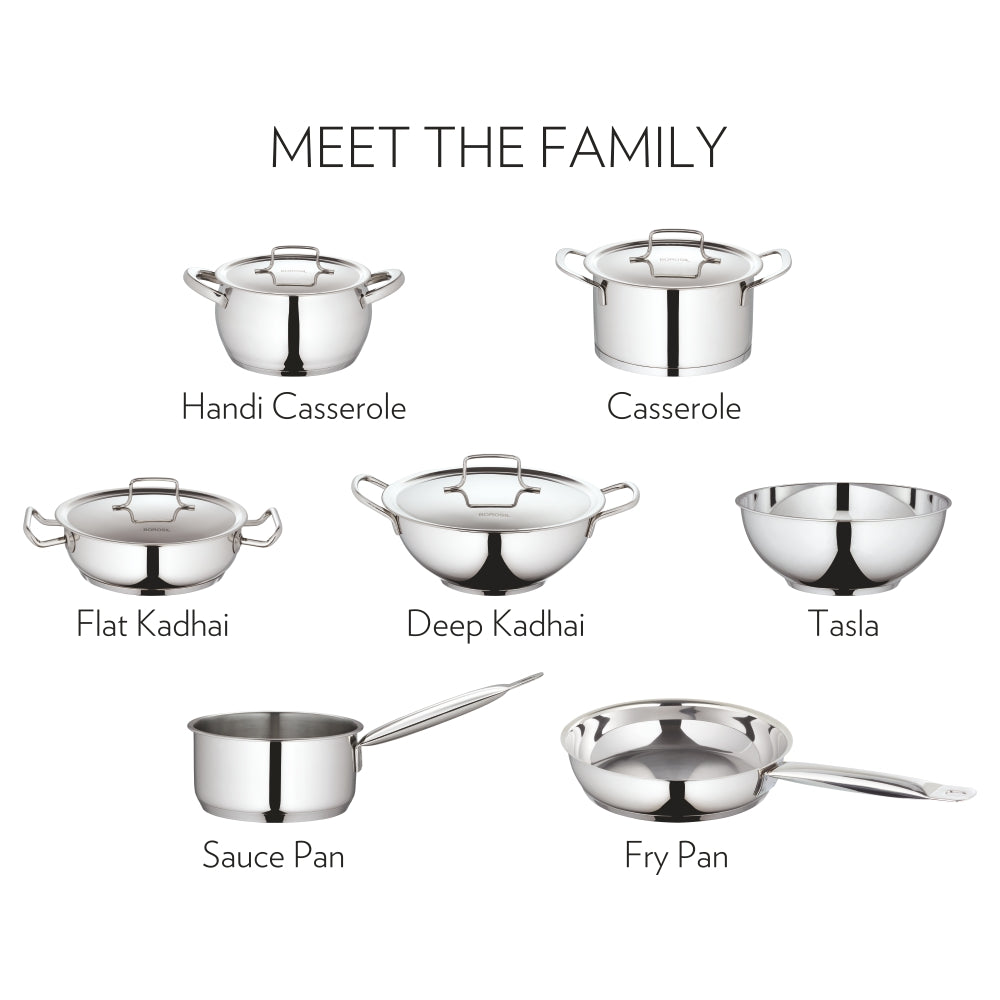 Borosil Cookfresh Stainless Steel Saucepan with Lid