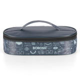 Borosil CarryFresh Lunch Bag For Lunch Box Set of 2, (180ml + 180ml), Flat (Only Bag)