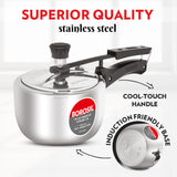 Borosil Inner Lid Triply Pressure Cooker