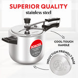 Borosil Inner Lid Triply Pressure Cooker