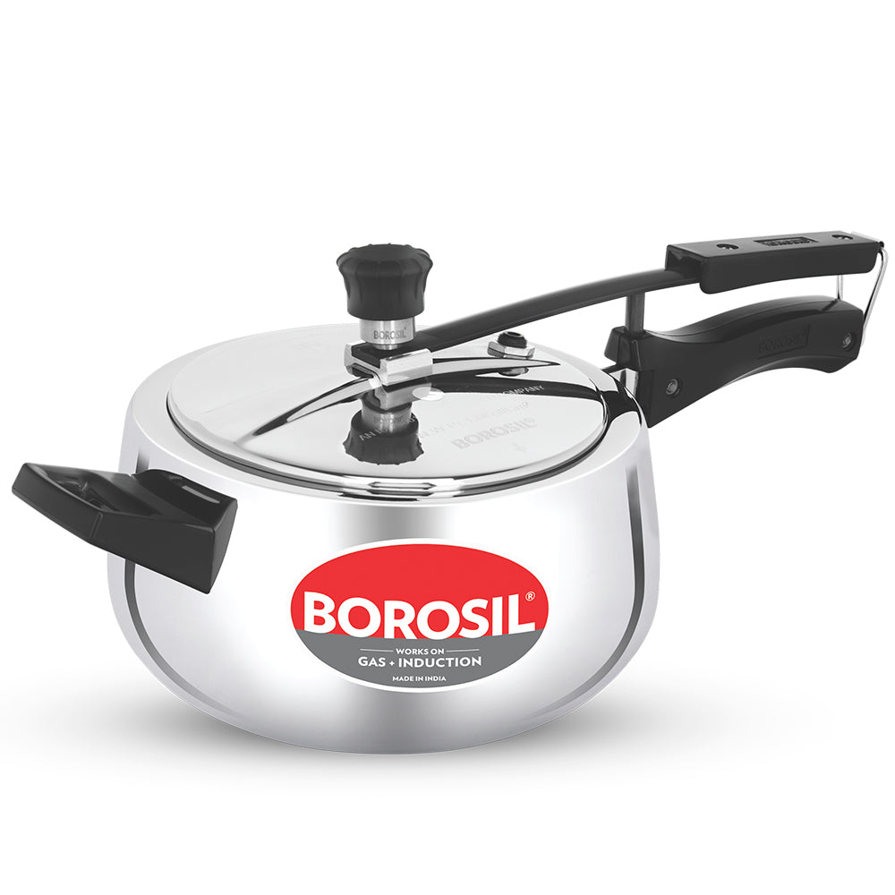 Borosil Pronto Triply Inner Lid Pressure Cooker