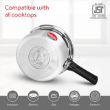 Borosil Presto Triply Outer Lid Pressure Cooker