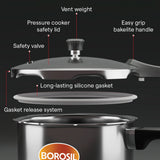 Borosil Presto Triply Outer Lid Pressure Cooker