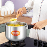 Borosil Presto Triply Outer Lid Pressure Cooker