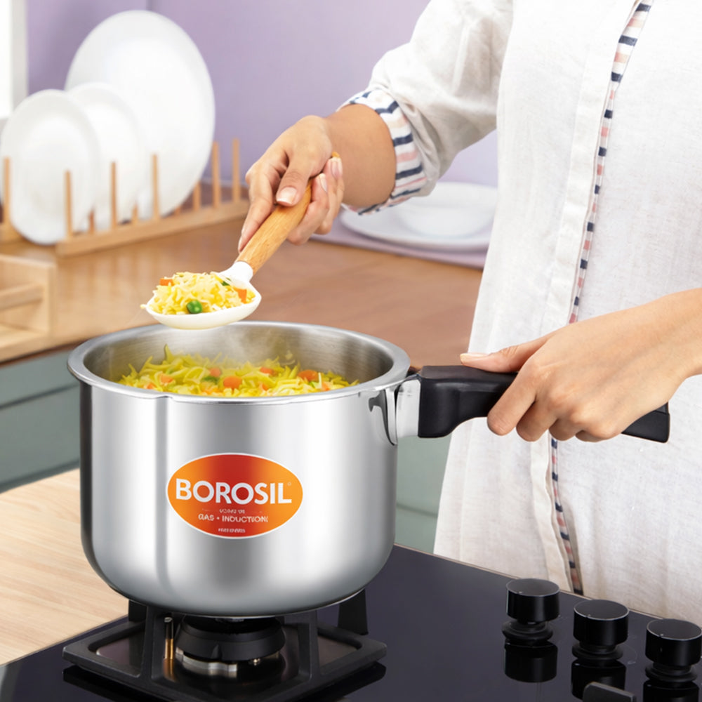 Borosil Presto Triply Outer Lid Pressure Cooker