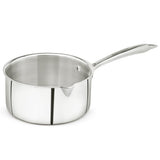 Borosil Cookfresh Triply Saucepan with Pouring Spout & Steel Handle