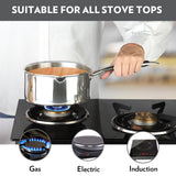 Borosil Cookfresh Triply Saucepan with Pouring Spout & Steel Handle