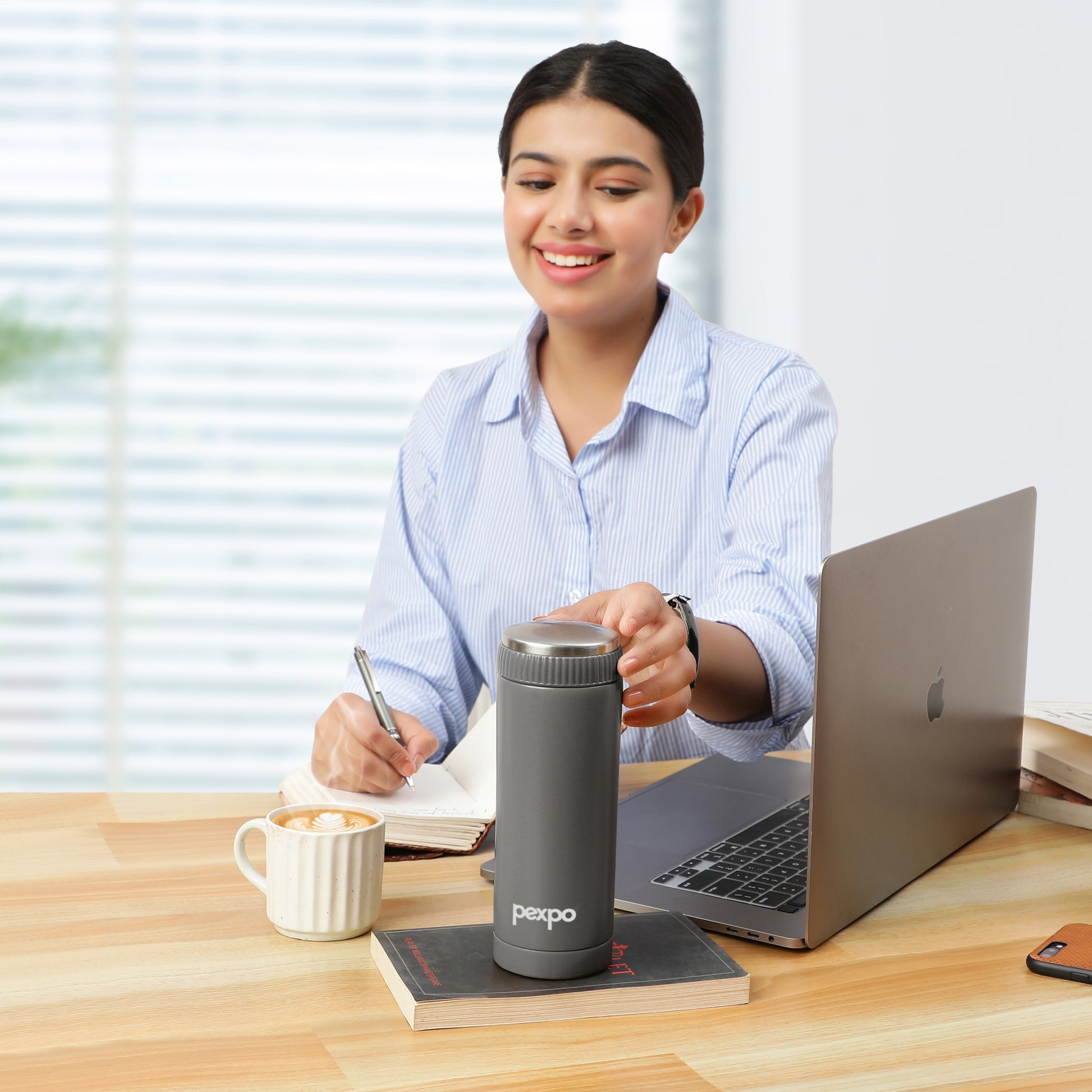 Pexpo Crypto Hot & Cold Water Bottle 430 ML
