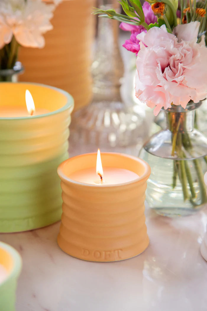 Doft Daydream - Cylinder Candle | Green | Gardenia Delight