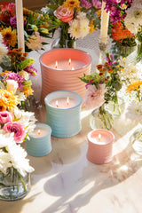 Doft Daydream - Cylinder Candle | Pink | Gardenia Delight