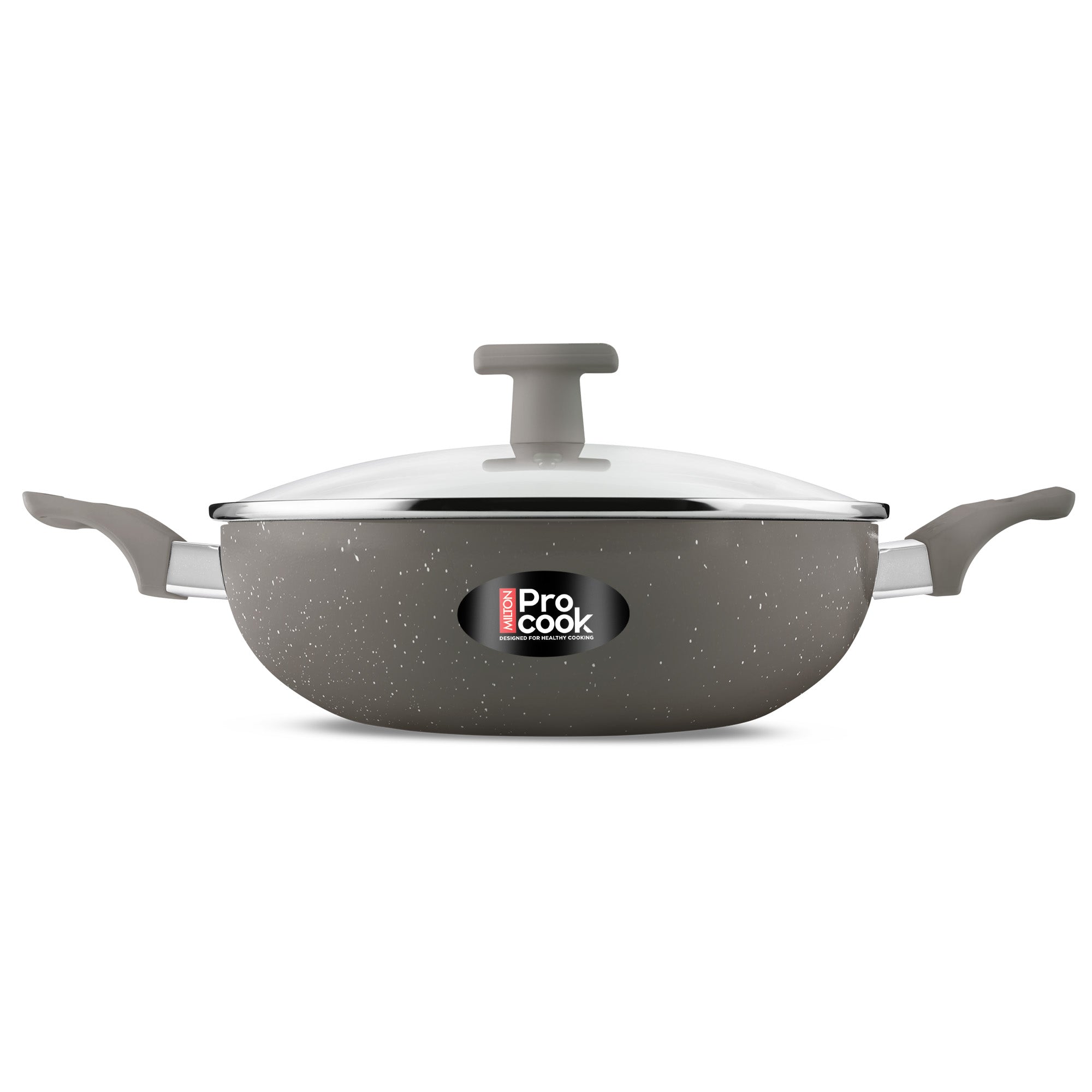 Milton Ceramic Kadhai With Lid 26cm