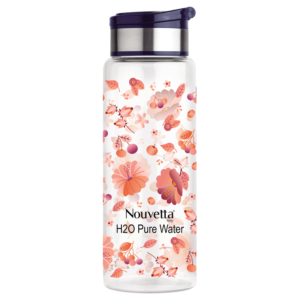 Nouvetta Cherry Borosilicate Printed Bottle
