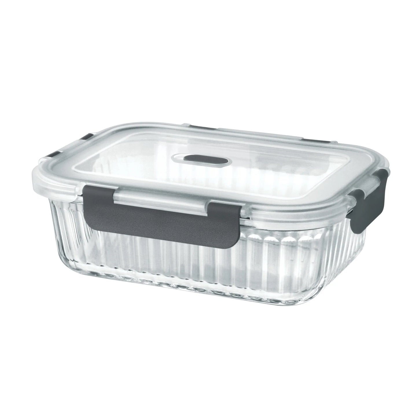 Milton Borosilicate Clip Fresh Rib Rectangular Container