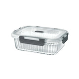 Milton Borosilicate Clip Fresh Rib Rectangular Container