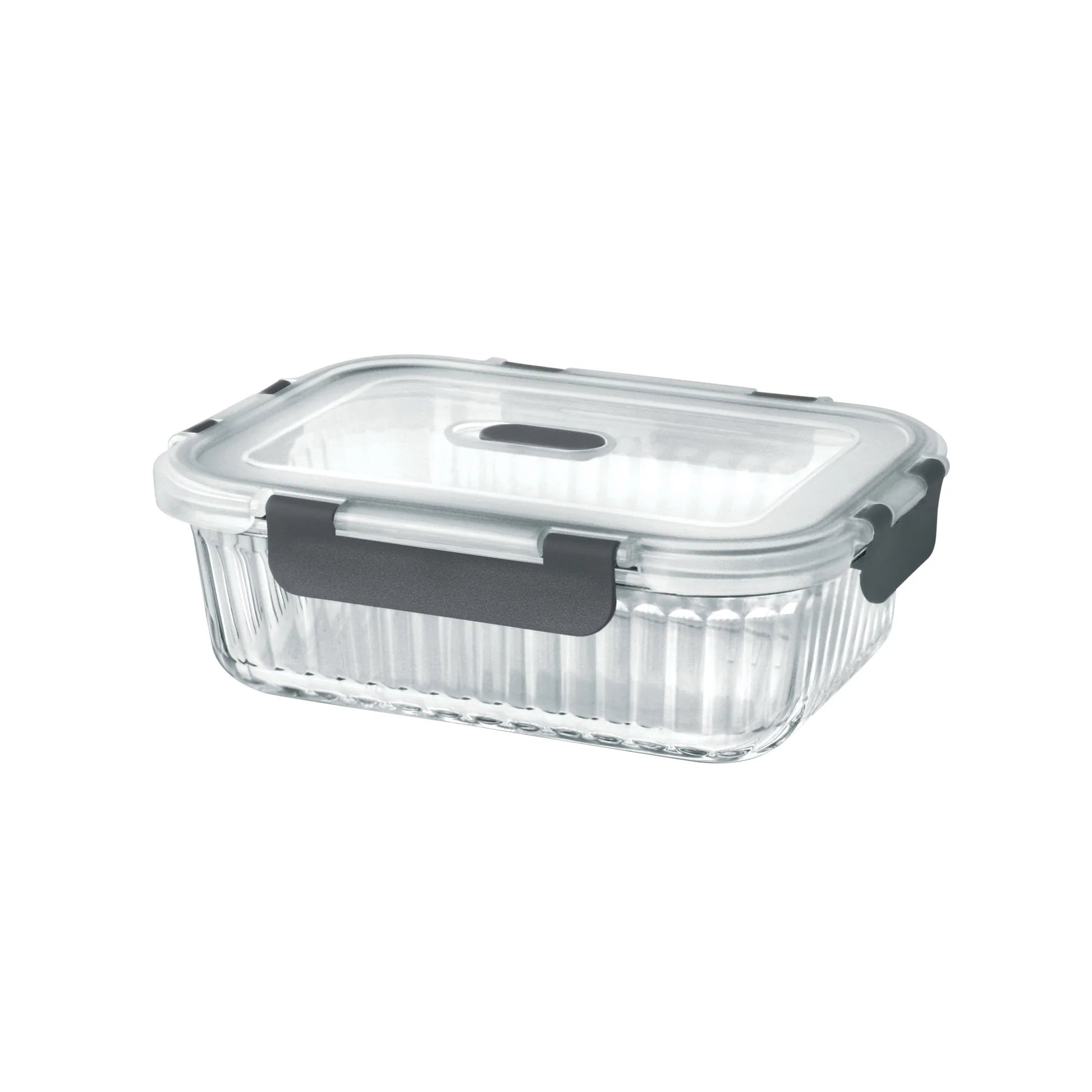Milton Borosilicate Clip Fresh Rib Rectangular Container