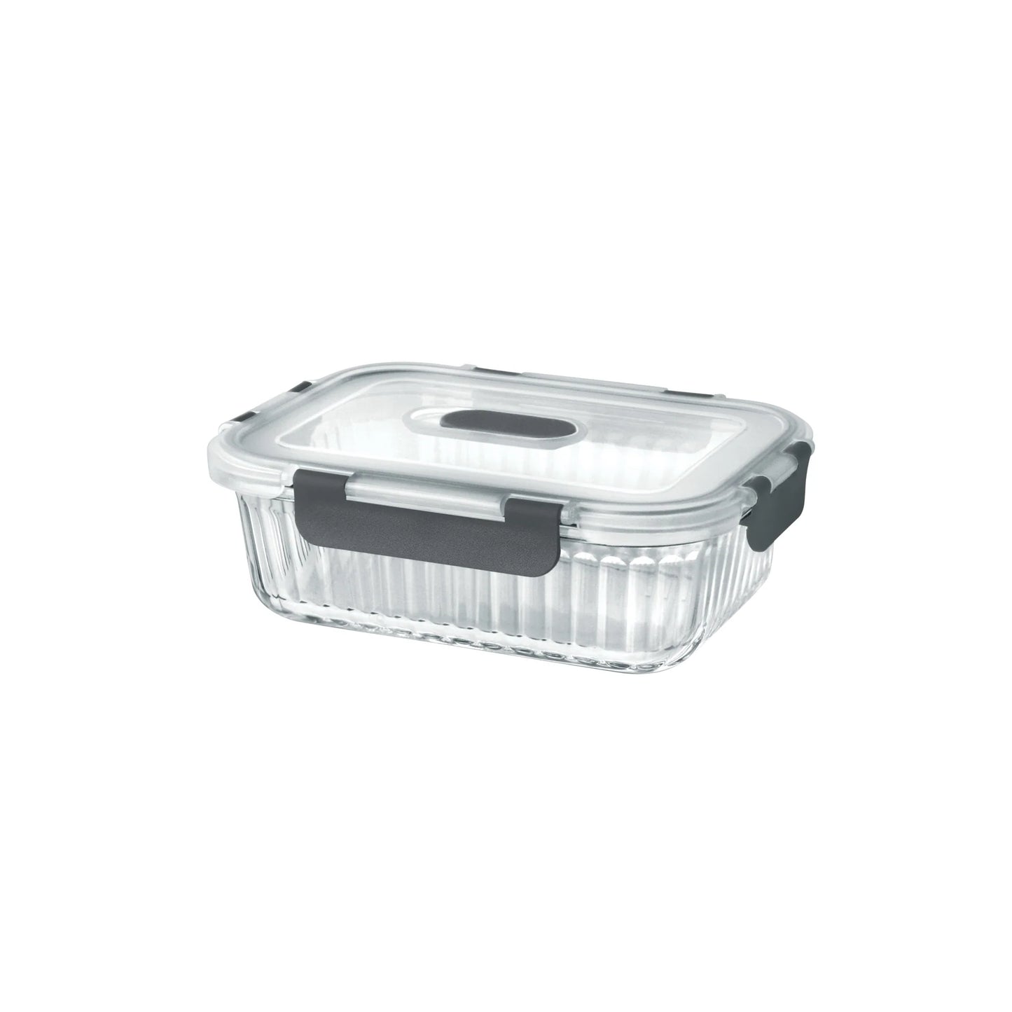 Milton Borosilicate Clip Fresh Rib Rectangular Container