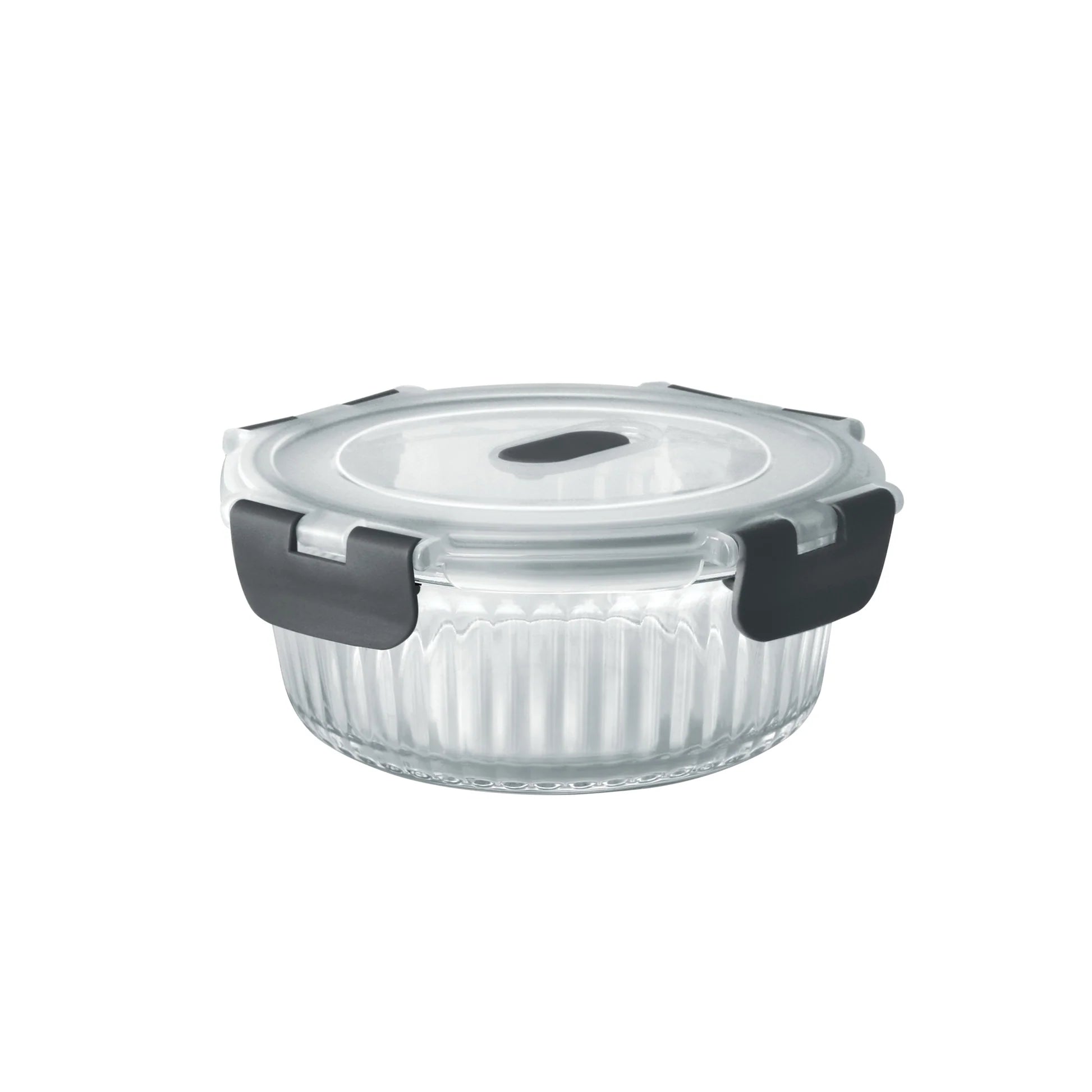 Milton Borosilicate Clip Fresh Rib Round Container