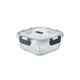 Milton Borosilicate Clip Fresh Rib Square Container