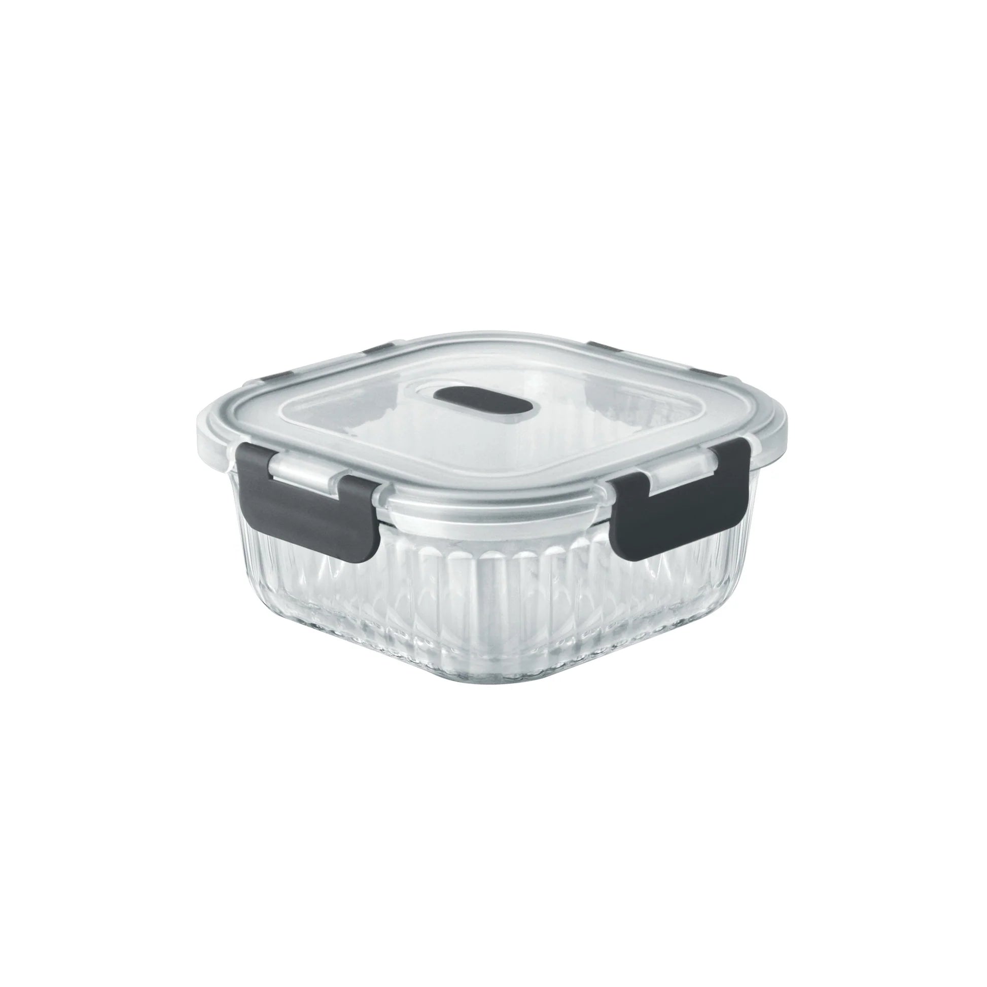 Milton Borosilicate Clip Fresh Rib Square Container