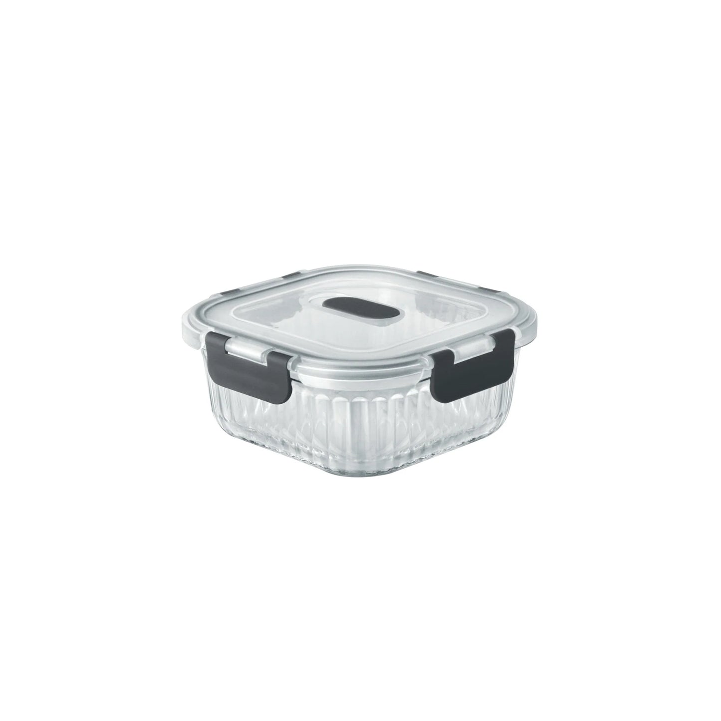 Milton Borosilicate Clip Fresh Rib Square Container