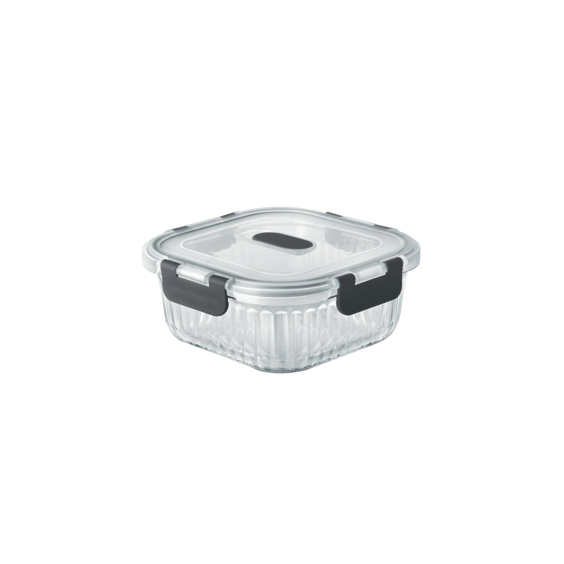 Milton Borosilicate Clip Fresh Rib Square Container