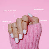 L.A. Girl Oh So Shiny Artificial Nail Tips-Cloud Nine -25 Pc Kit
