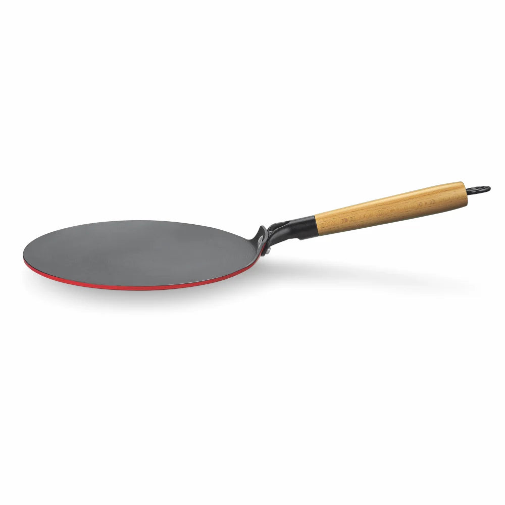 Milton Cast Iron Concave Tawa with Enamel Coating