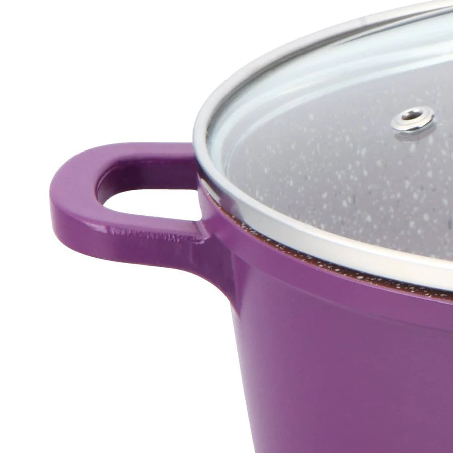 Wonderchef  Granite Die-Cast Non-stick 6-piece Casserole Set with Lids
