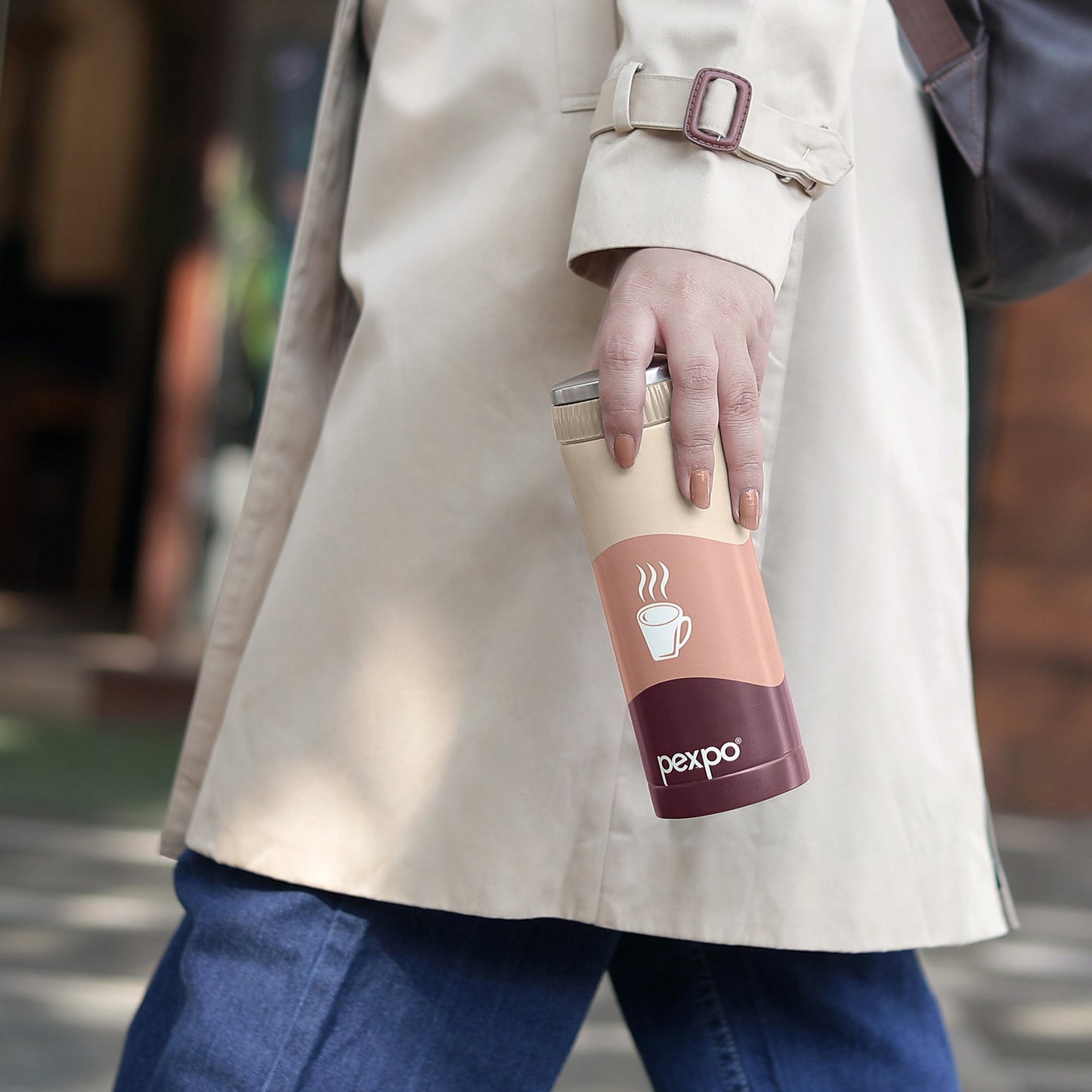 Pexpo Crypto Art Hot & Cold Water Bottle - 430 ml