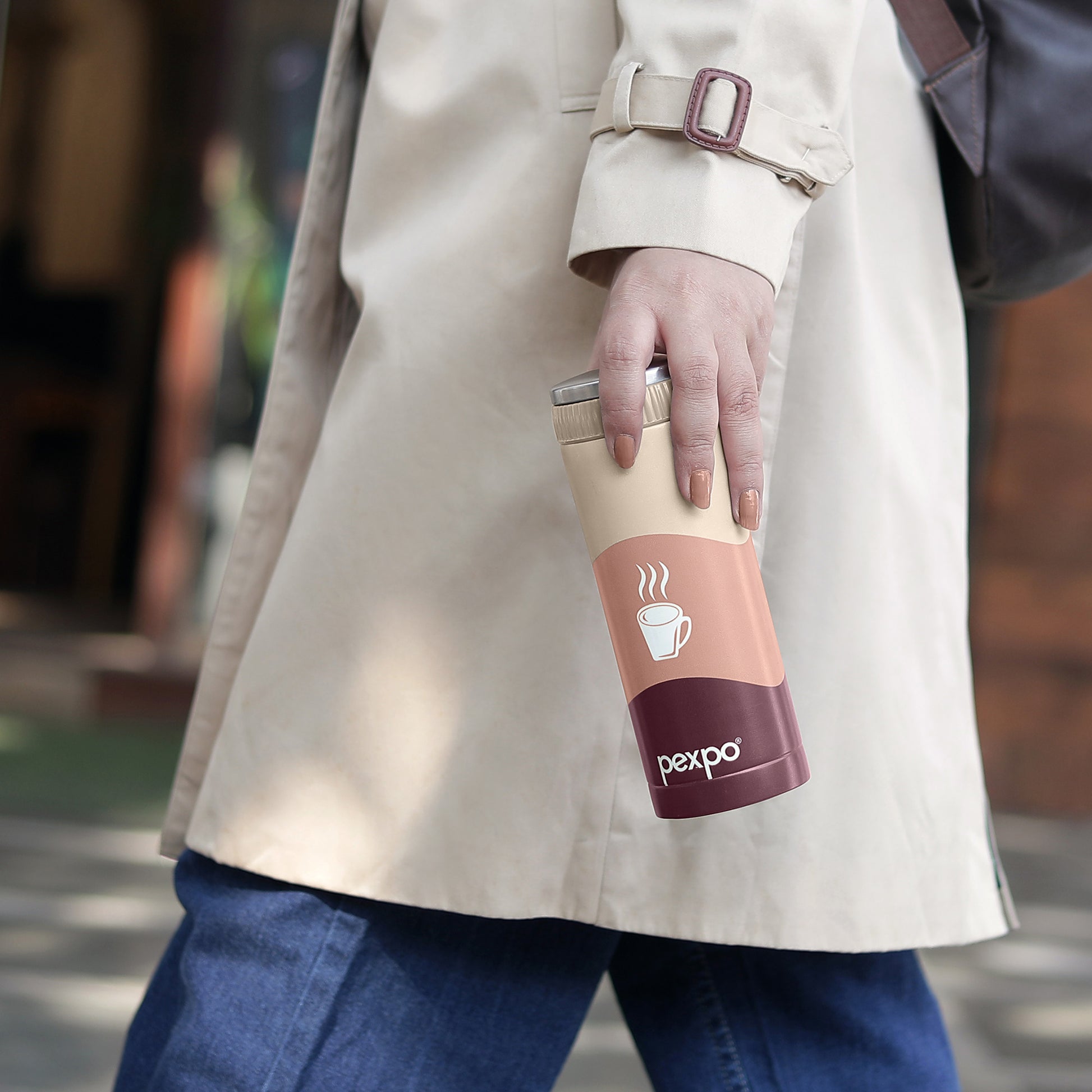 Pexpo Crypto Art Hot & Cold Water Bottle - 430 ml