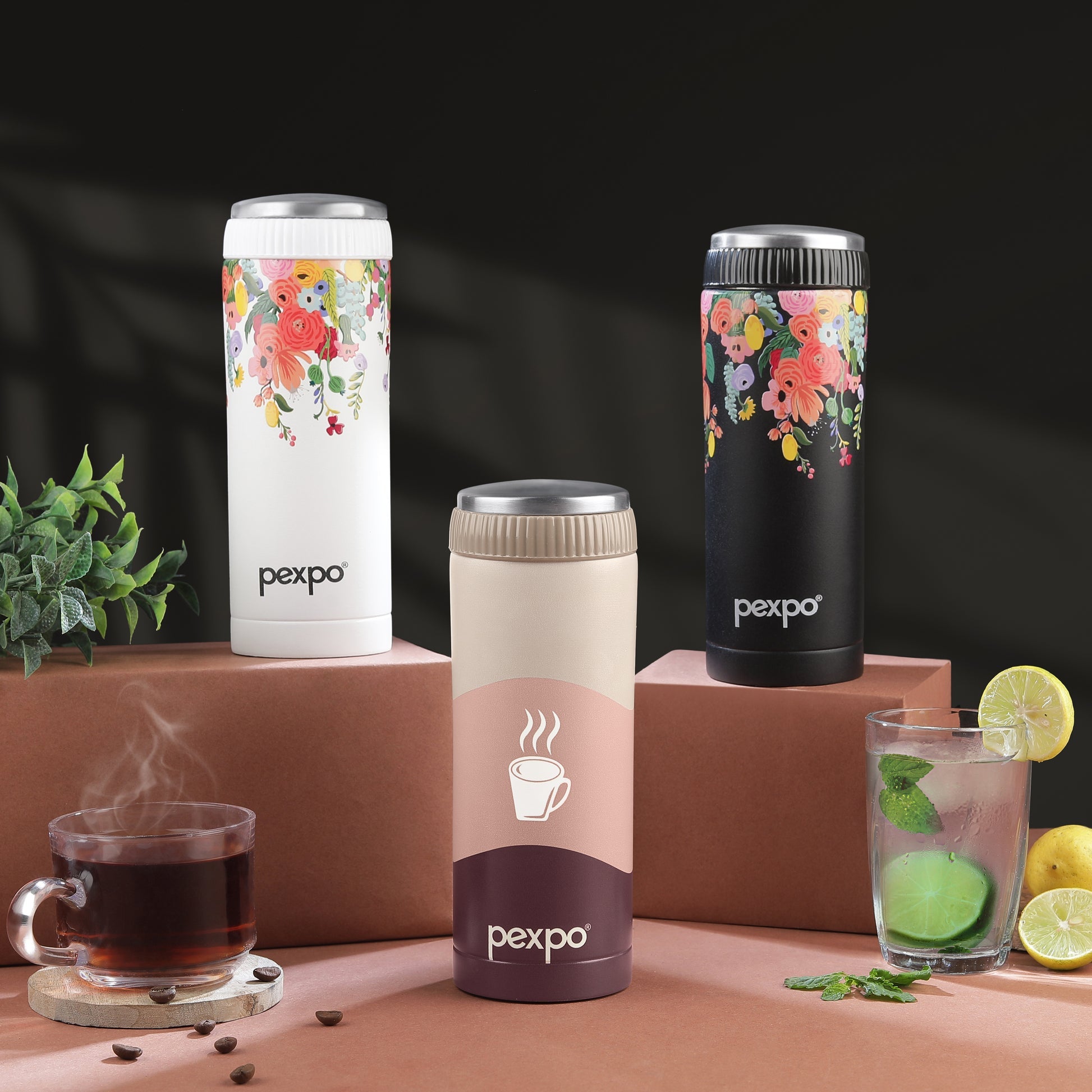 Pexpo Crypto Art Hot & Cold Water Bottle - 430 ml