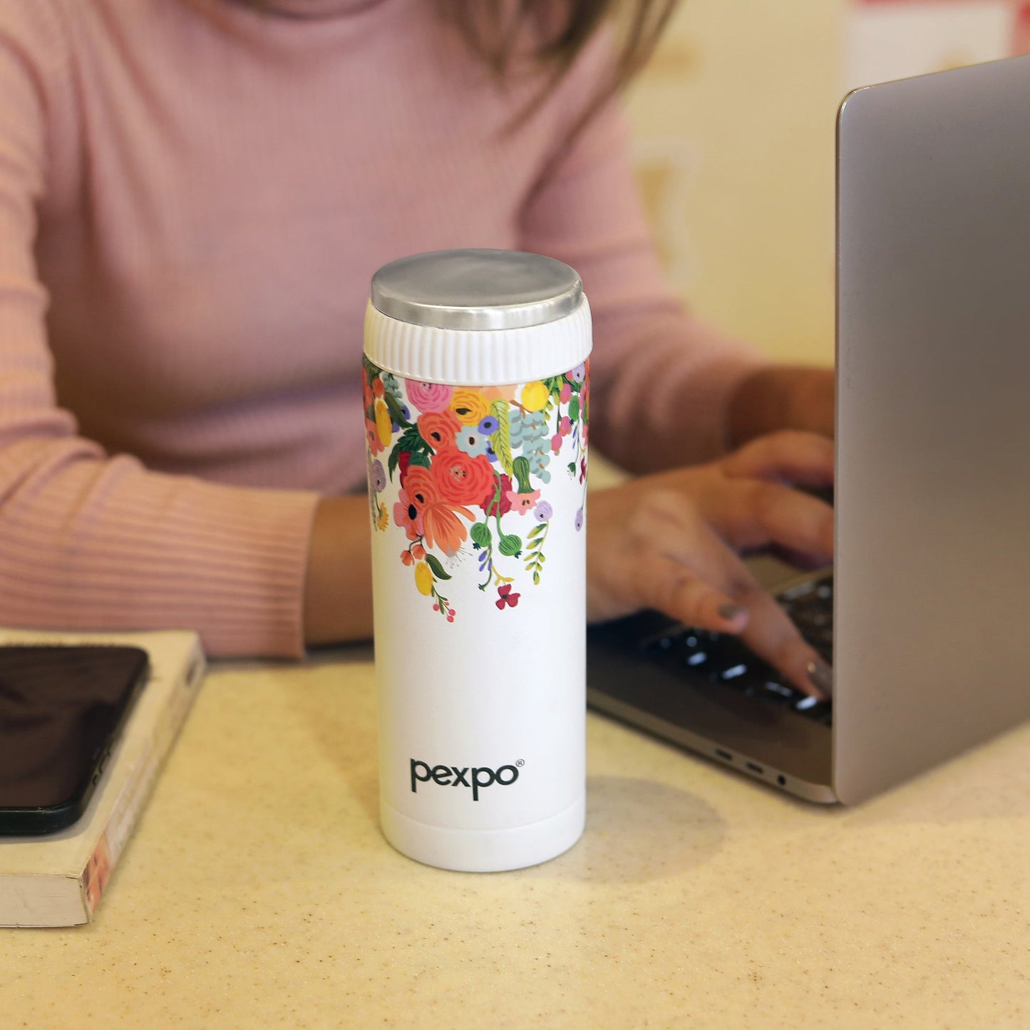 Pexpo Crypto Art Hot & Cold Water Bottle - 430 ml