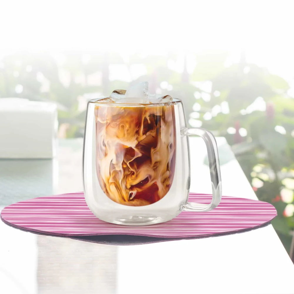 Milton Double Wall Tea/Coffee Glass Mug 260ML