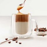 Milton Double Wall Tea/Coffee Glass Mug 260ML