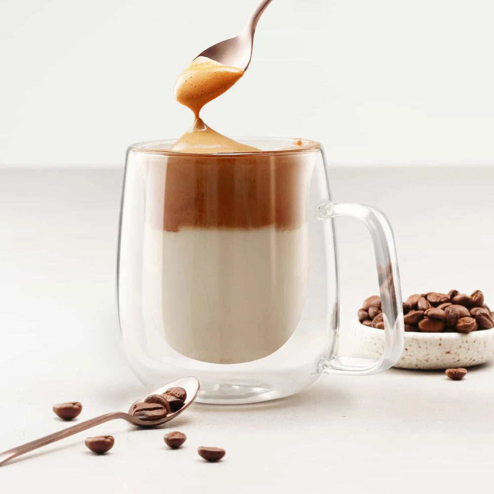 Milton Double Wall Tea/Coffee Glass Mug 260ML