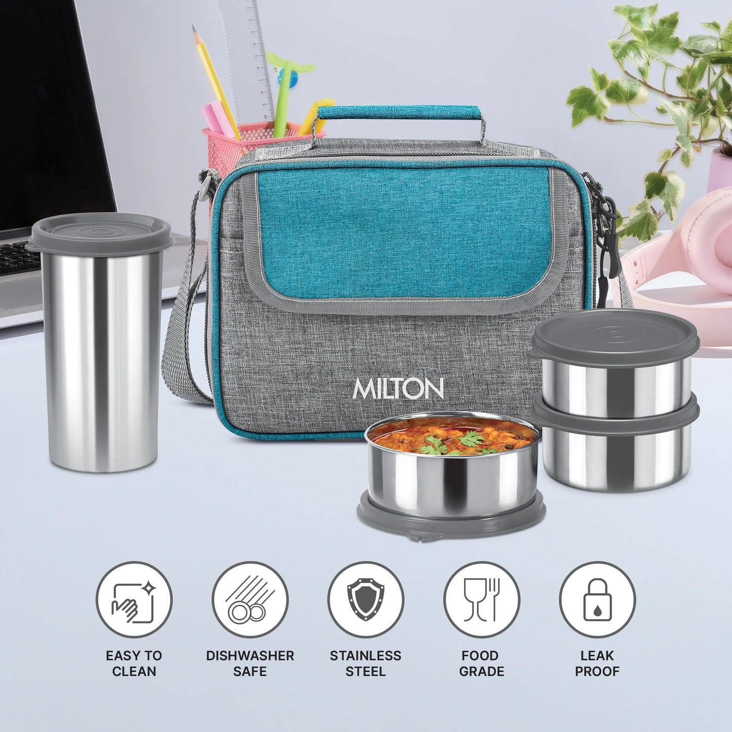 Milton Daily Meal Lunchbox Green