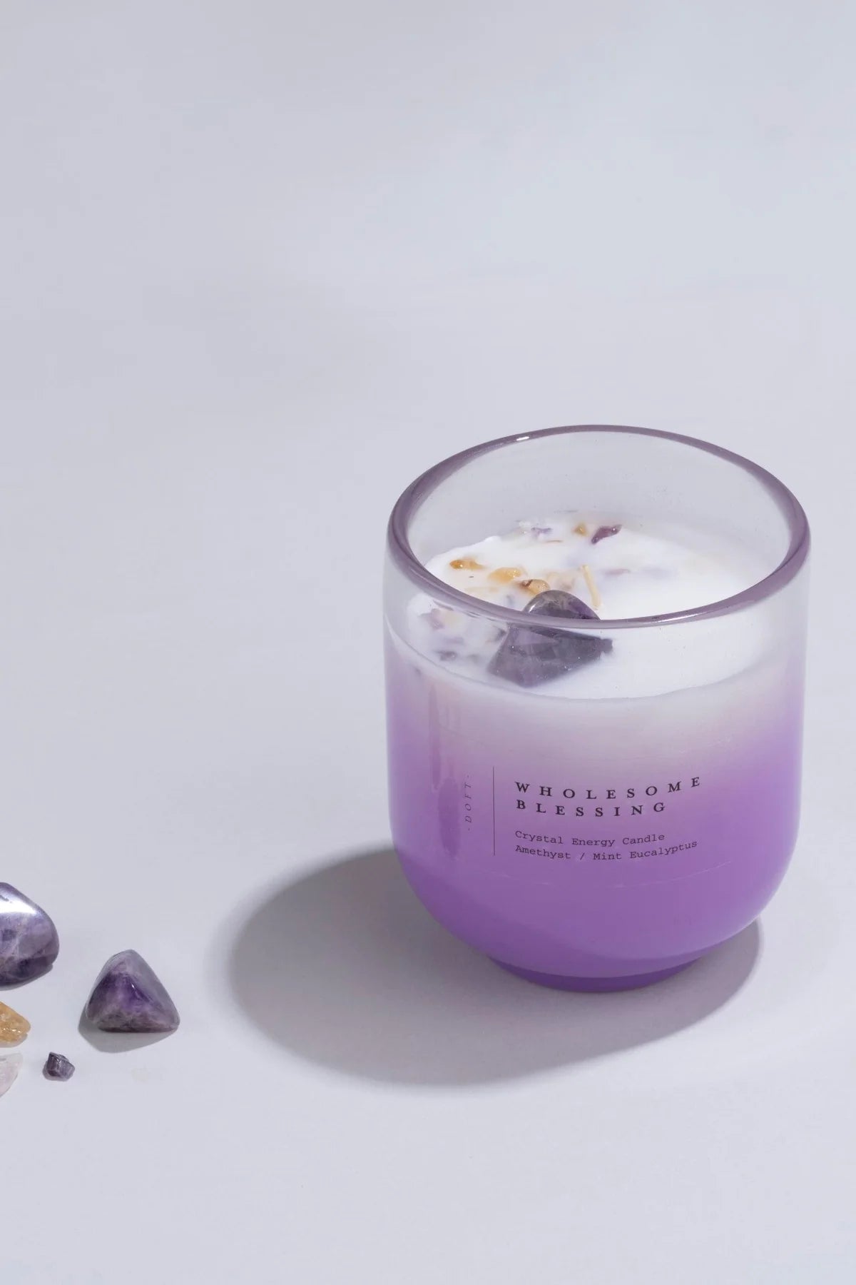Doft Wholesome Blessing Candle - Crystal Energy | Amethyst