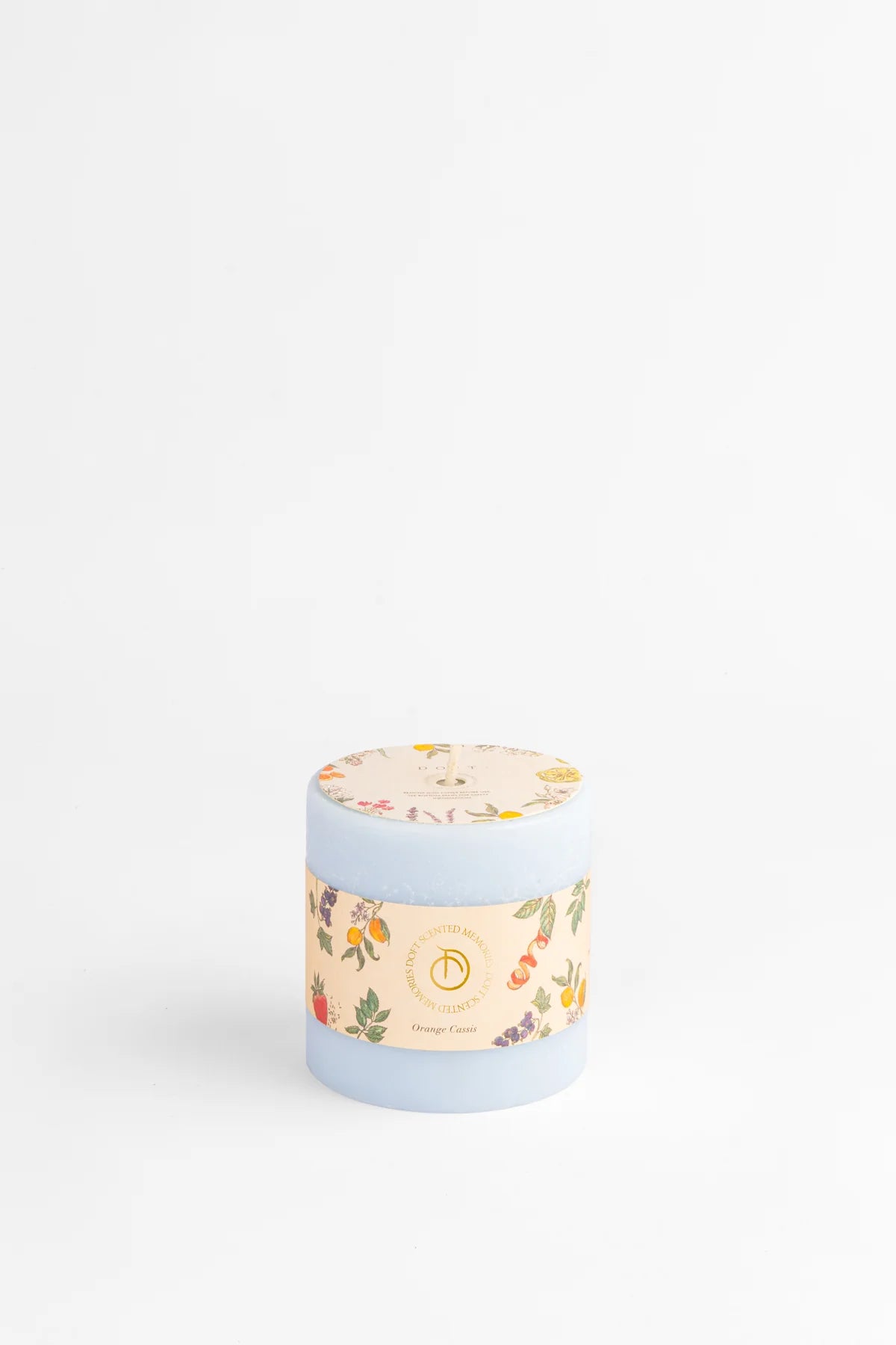 Doft Pillar Candle | Blue | Orange Cassis
