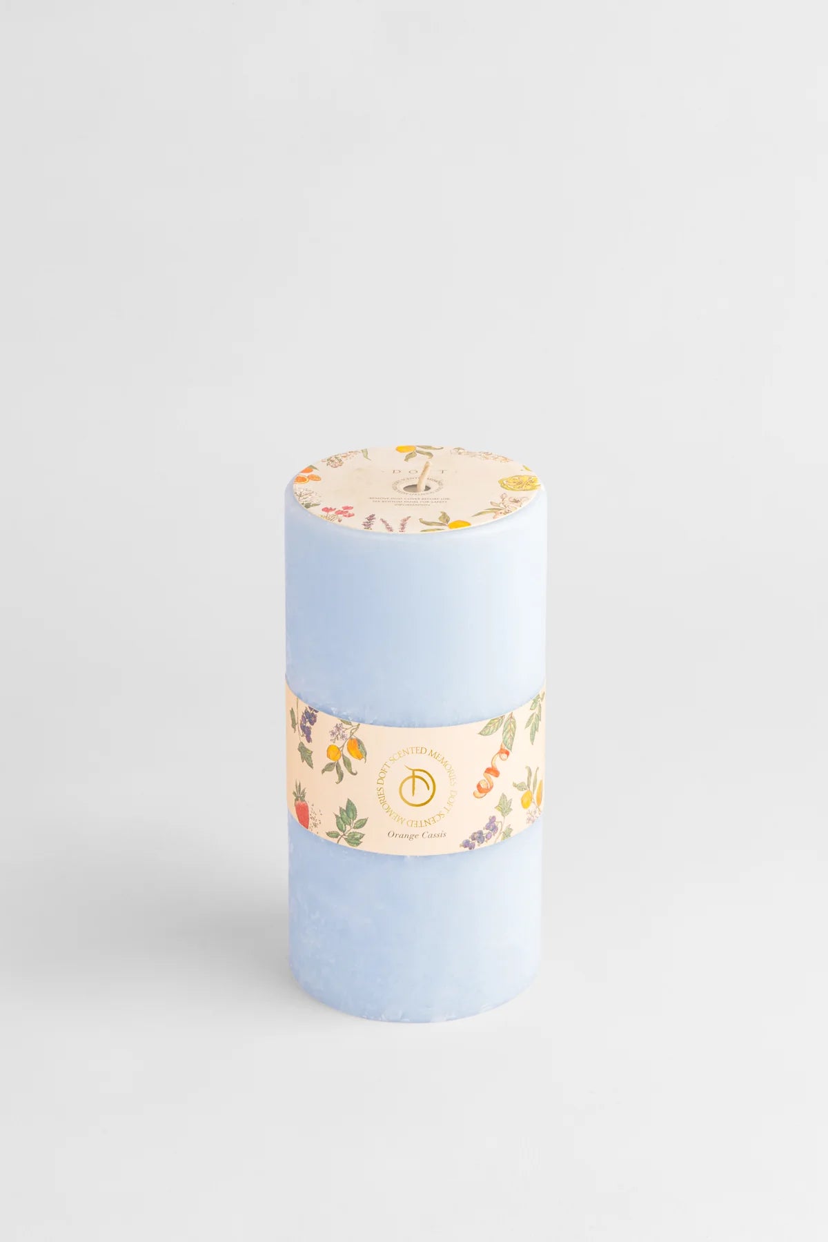 Doft Pillar Candle | Blue | Orange Cassis