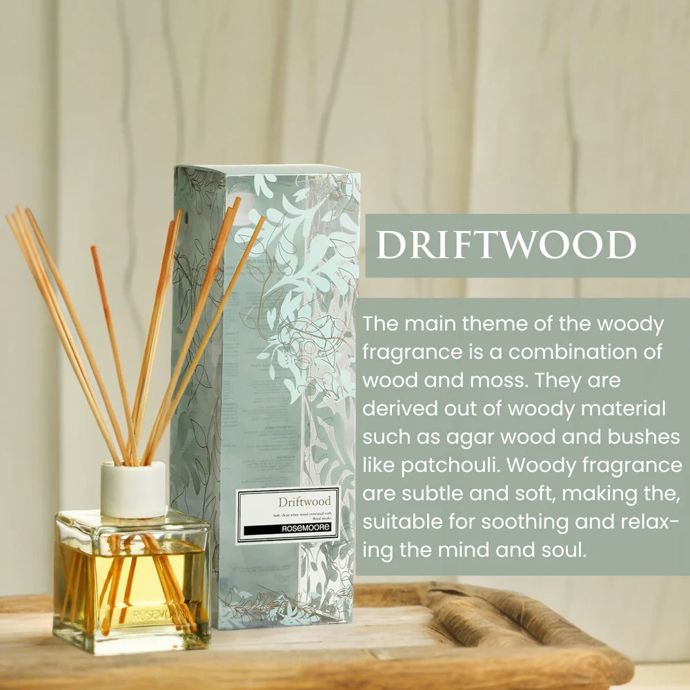 Rosemoore Scented Driftwood Reed Diffuser 200 ml
