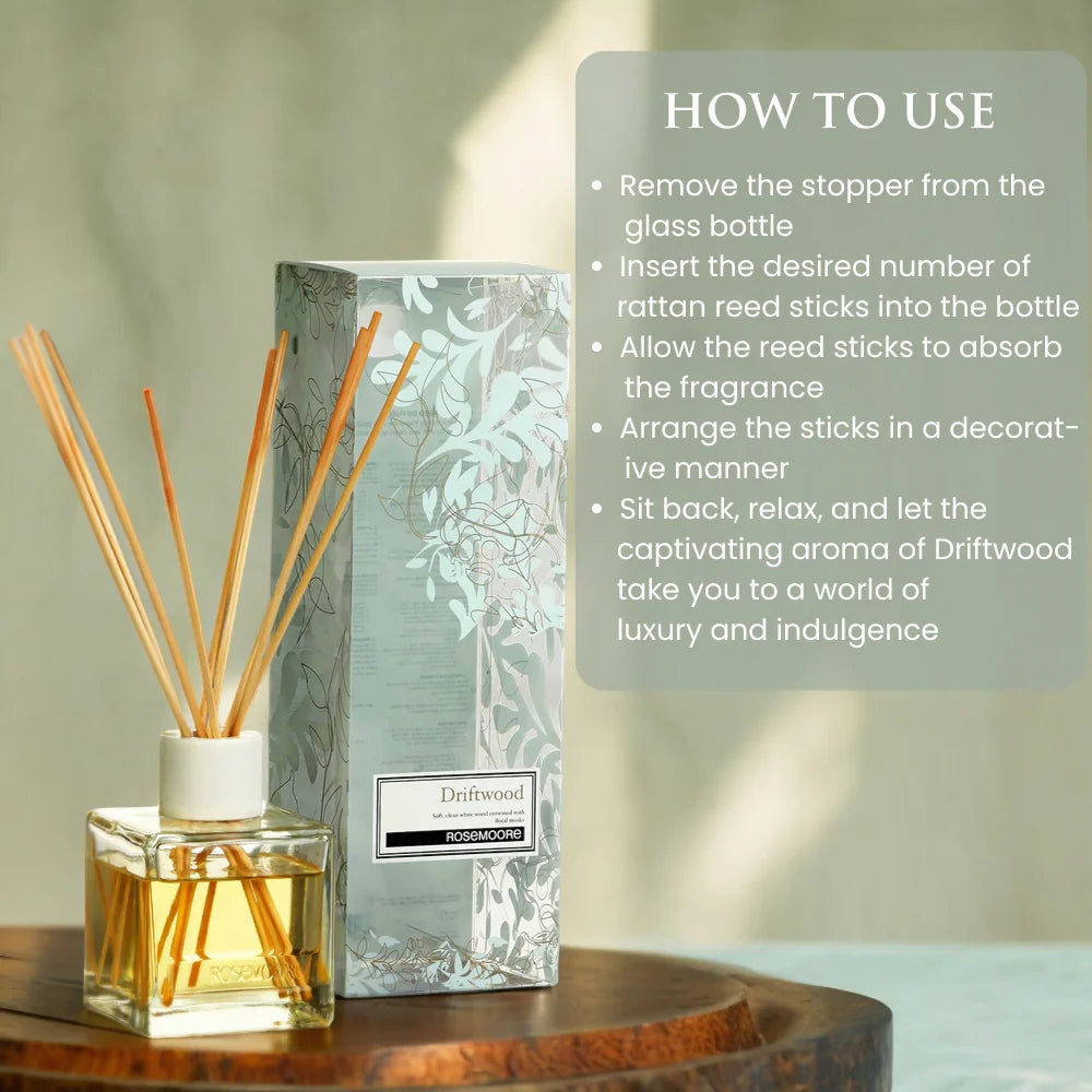 Rosemoore Scented Driftwood Reed Diffuser 200 ml