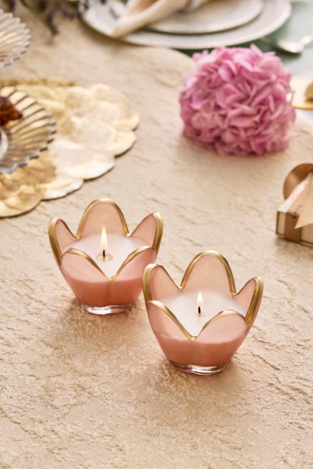 Doft Eternal Bloom - Flower Bowl Candle | Pink | English Rose