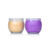 IRIS Ribbed Jar Candles - Lavender & Mango Sorbet  110GM