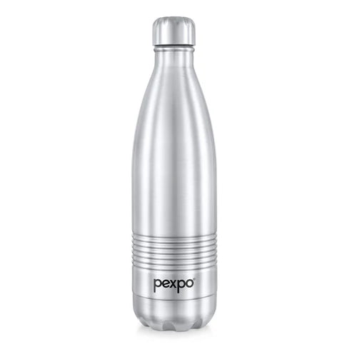 Pexpo Echo Dlx Hot & Cold Water Bottle Silver 980 ML