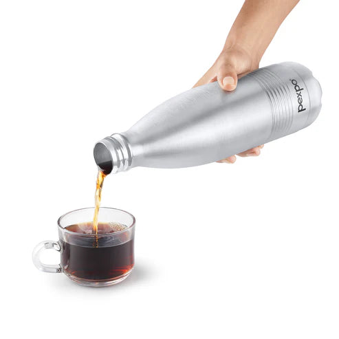 Pexpo Echo Dlx Hot & Cold Water Bottle Silver 980 ML