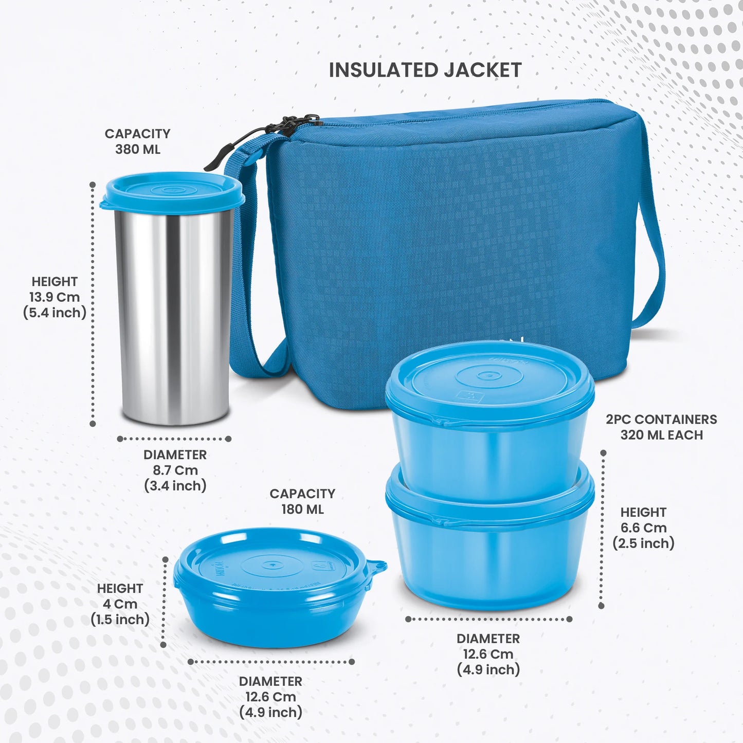 Milton Essen Lunchbox Special Blue