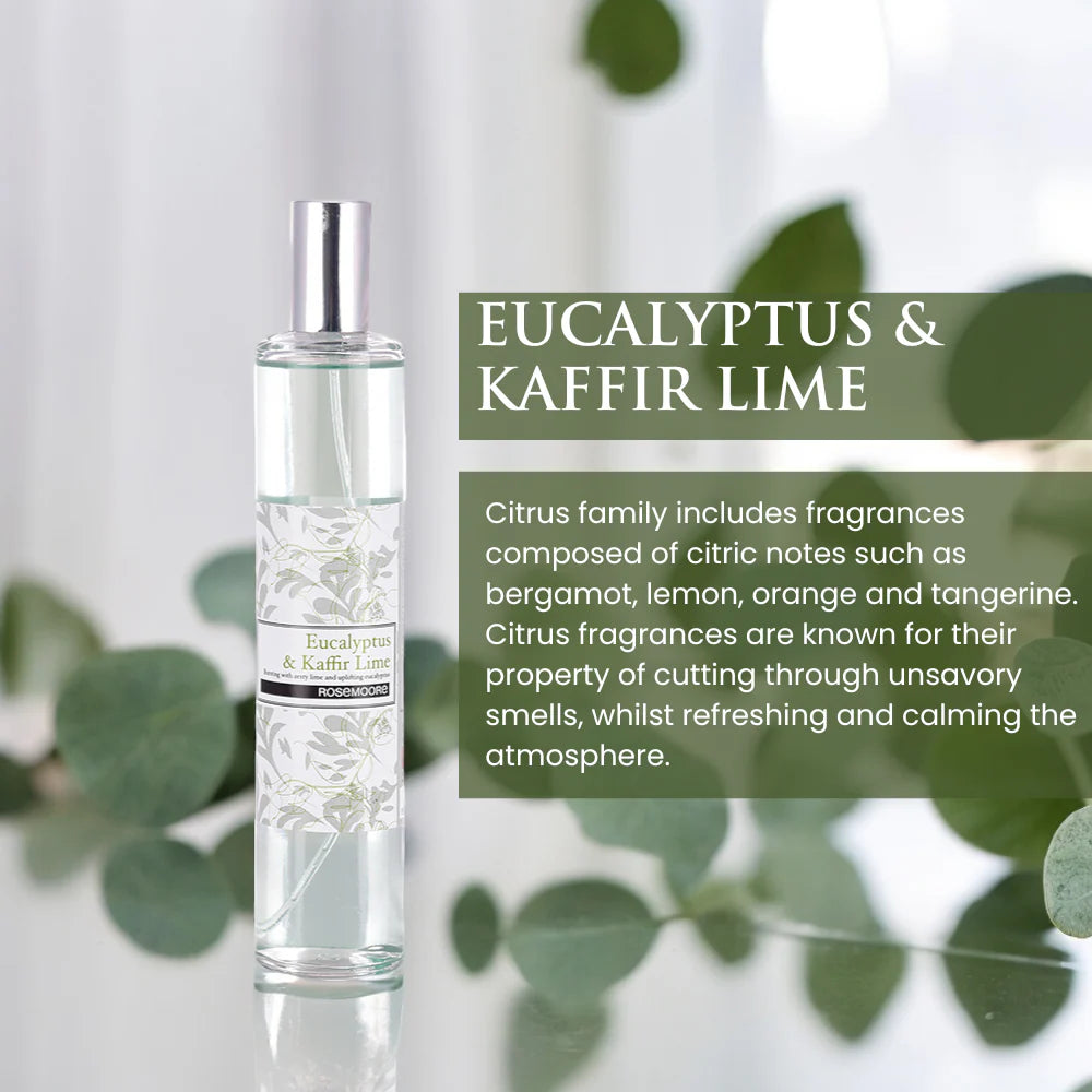 Rosemoore Eucalyptus & Kaffir Lime Scented Home & Room Spray 100 ml