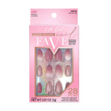 L.A. Girl Luxe Shine Nail Fave Artificial Nail Tips-Excite Me -28 Pc Kit