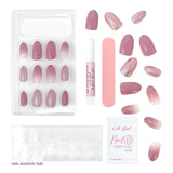 L.A. Girl Luxe Shine Nail Fave Artificial Nail Tips-Excite Me -28 Pc Kit