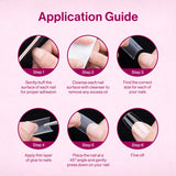 L.A. Girl Luxe Shine Nail Fave Artificial Nail Tips-Excite Me -28 Pc Kit